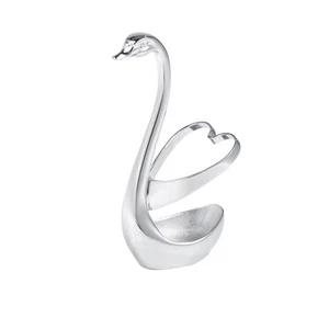 Schwan Design Edelstahl Gabel Löffel Ständer Halter Herzform Küche Set - Bild 1 von 12