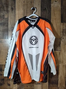 🔥 Moose Racing Men’s XL Sahara Racewear Motocross Jersey Orange LS 🔥 - Picture 1 of 15