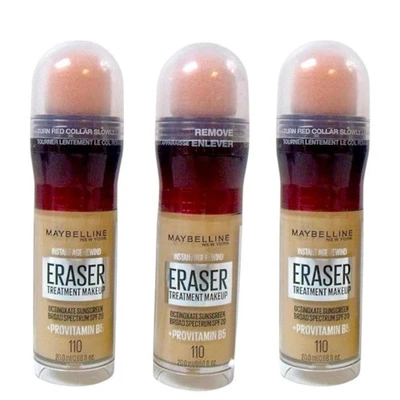 3-Pack Maybelline 110 Fair Med. Instant Age Rewind Eraser Dark Circles Concealer - Image 1 of 4