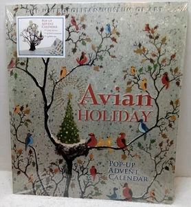 Vintage 'Avian Holiday Pop-up Advent Calendar'/Metropolitan Museum of Art. New - Picture 1 of 4
