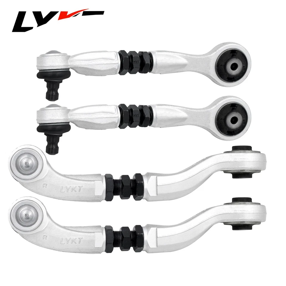LYKT 4pcs Front Adjustable Camber Arms for AudiQ5、A4～7、RS5～7、S4～7 & PorscheMacan Foto 1 de 4