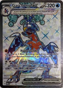Pokemon TCG Garchomp ex 219/182 Paradox Rift - Picture 1 of 2