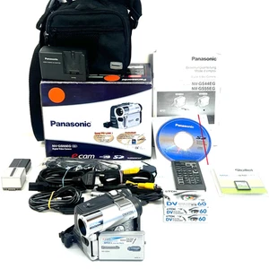 Tested ✅ Panasonic Camcorder NV-GS55 EG Camcorder Mini DV Compact Silver BOX - Bild 1 von 15