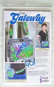 Bolsa de transporte Studio Kat Designs 4600 "THE GATEWAY" patrón de costura - NUEVA, SIN CORTAR - Imagen 1 de 3