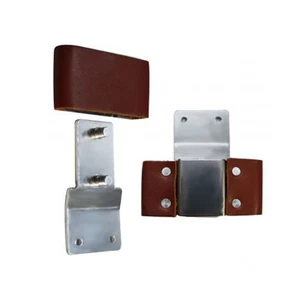 BLEVINS BUCKLE Vertical Leather Covered  2 Post Stainless Quick Change 2-1/2" - Picture 1 of 1