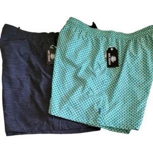 Lot Of 2 Hot Coals Men's 3XL Polyspandex Swim Trunks - Picture 1 of 15