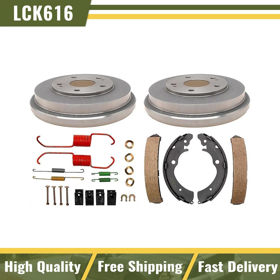 Tambores de freno traseros y zapatas de freno kit de resorte de hardware para Honda Accord 2004-2006 Foto 1 de 4