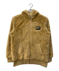 KARL KANI                    hooded fur jacket beige - Picture 1 of 5