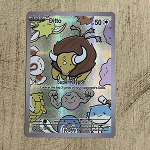 After Skool Hobby Ditto Tauros 61 Serie 2 Holo Pokemon Fan Art Genetic Mystery - Bild 1 von 2