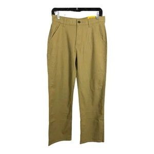 Carhartt Pants Boys 16 Khaki Brown Canvas Utility Carpenter Workwear BN8392-B - Picture 1 of 11