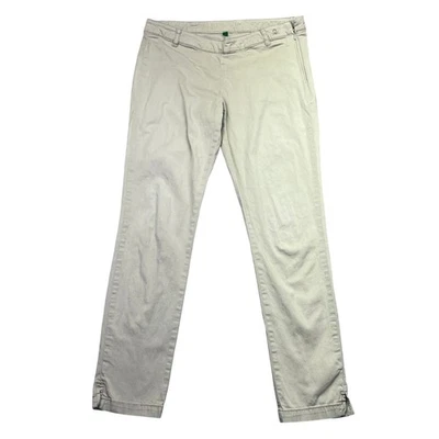 Pantalones United Colors of Benetton Bronceados Mujer Pierna Recta Informales Talla 31" Preppy Foto 1 de 4