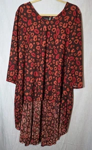 Attitudes By Renee V Neck Hi-Lo Tunic Top Womens Size XL - Picture 1 of 9