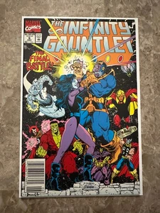 Infinity Gauntlet #6 Newsstand VF+ 8.5-9.0 (1991 Marvel) - Foto 1 di 24