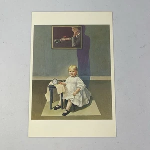 Postcard Helen Lundeberg Double Portrait of the Artist in Time 1935 Surrealist - Picture 1 of 2