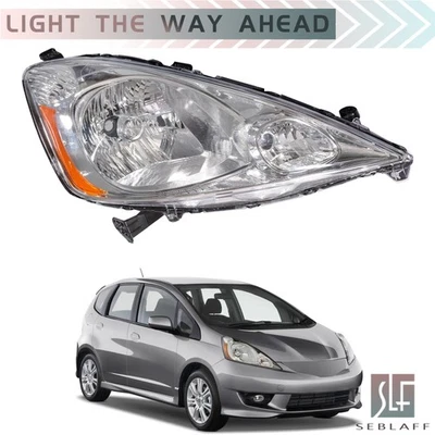 Par de faros de carcasa cromados para Honda Fit 2009-2011 09-11 lado derecho Foto 1 de 4