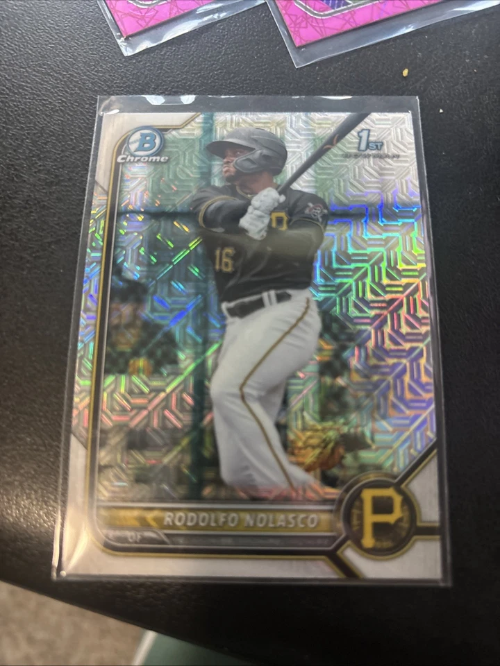 2022 Bowman Chrome Rodolfo Nolasco 1st Bowman Mojo Refractor #BCP-69 Pirates - Image 1 of 1