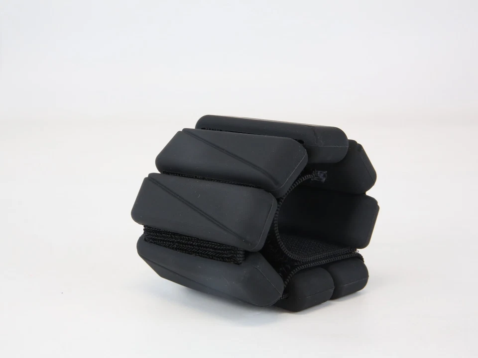 1 par (1 lb cada uno) de pesas ajustables para tobillo/muñeca, silicona para fitness y yoga Foto 1 de 4