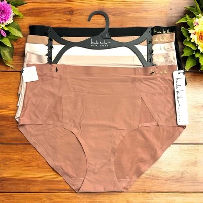 NICOLE MILLER~5 Pk~SEAMLESS LASER SHAPING BRIEFS STYLE NM6709~ UNIQUE~SEXY~ M - Image 1 of 4