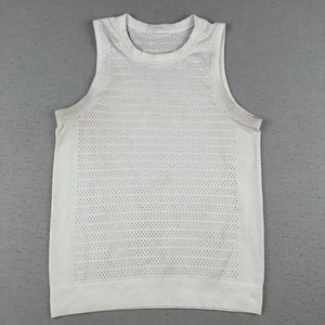 Lululemon Breeze By Muscle Tank Top Womens 4 White Performance Gym Run - Picture 1 of 8