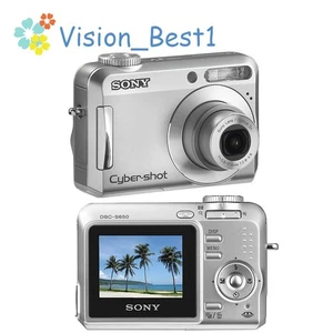 SONY DSC-S650 7.2MP CCD Vintage Digital Camera 3x Optical Zoom Auto Focus Silver - Picture 1 of 14
