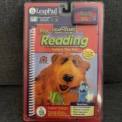 Leap Pad Tutter's Tiny Trip Game Book Cartridge Preschool Learning Pre Reading - Image 1 of 4