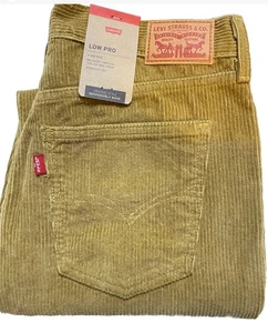 Levis Low Pro Corduroy Pants Womens 30x30 Straight Leg Mid Rise Jeans Retro - Picture 1 of 8