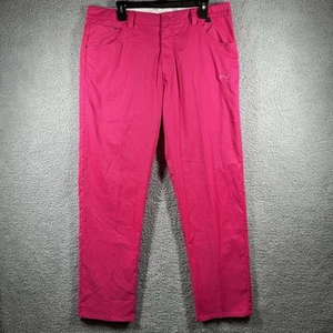 Puma Golf Pants Mens 36x32 Pink Cell Moisture Wicking Stretch Active Performance - Picture 1 of 13