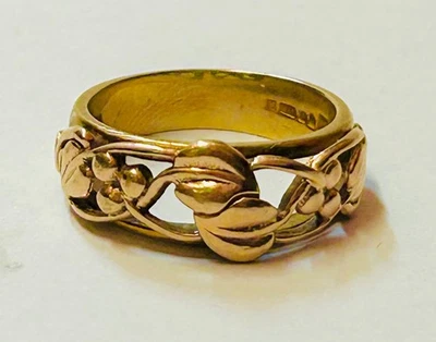 "Anel CLOGAU 9 quilates ouro árvore da vida tamanho K" pesado 3,7 g - Imagem 1 de 4