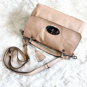 MULBERRY Bayswater 2way Schultertasche Beige Crossbody Damentasche - Bild 1 von 15