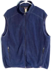 Patagonia Synchilla Sherpa Gilet in Pile Blu Navy Uomo Taglia XL GR - Foto 1 di 3