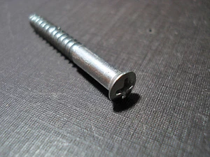 1 Chevy Buick Cadillac GM #9 x 1-1/2" with #6 phillips head chrome screw NORS - Bild 1 von 3