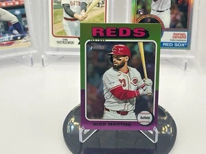 2024 Topps Heritage High Number Nick Martini #591 Chrome Cincinnati Reds #/699 - Picture 1 of 4