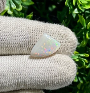 Pietra preziosa opale di fuoco australiano 1,75 ct, pietra preziosa sfusa opale di qualità AAA+ cabochon. - Foto 1 di 10