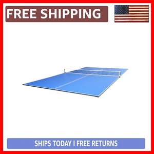 Engineered Wood Table Tennis Conversion Top for Billiards - Includes Net Set - Picture 1 of 11