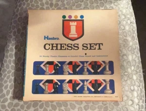 COMPLETE Vintage Hasbro Chess Set 1970 - Picture 1 of 1