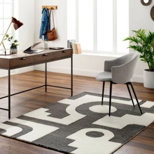 hand Tufted 100% Wool & Viscose Modern Hand Tufted Carpet for living room Rug - Picture 1 of 4