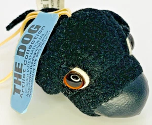 Black THE DOG Artist Collection Mascot Figure Plush Doll Keychain Japan - Picture 1 of 6