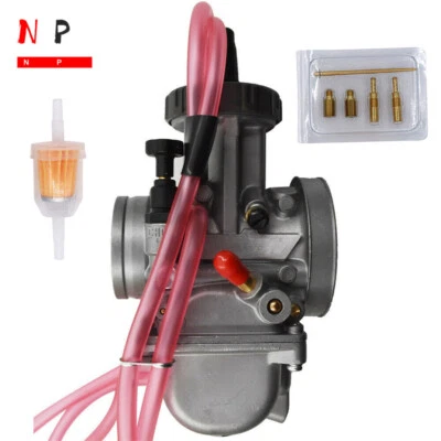 Carburador carburador para Kawasaki KX125 KX250 Yamaha YZ250 78-02 YZ465 80-81 PWK38 Foto 1 de 4