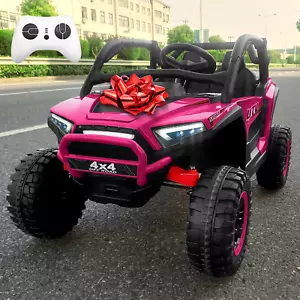 24V 4WD Ride on UTV Toys for Kids W/Parent Remote Control, 2 Seater 7AH Kids Bat - Picture 1 of 11