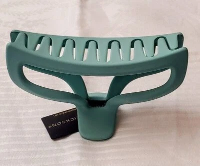 France Luxe GRAN MANDÍBULA DOBLE DIENTE Mate Salvia Erickson Nuevo con Etiquetas Clip Francés Foto 1 de 4