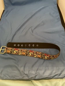 TMNT Niños CINTURÓN Original Tortuga Ninja Adolescente Mutante Ajustable 21" - 27" Alrededor - Imagen 1 de 7