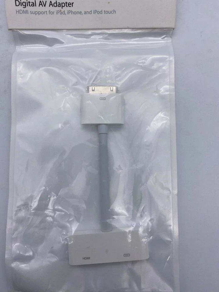 Digital AV HDMI Apple Adapter NEW and ORIGINAL for iPad iPhone iPod MC953ZM/A - Image 1 of 3