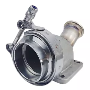 3.5" V band 90 Degree T3/T4 Turbo Elbow Pipe Flange For 44mm Tail MVR wastegate - Bild 1 von 14