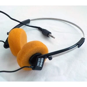 Gemini AS 590 Orange Foam Headphones Tested Working - Picture 1 of 5