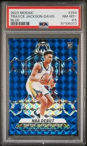 2023-24 Panini Mosaic TRAYCE JACKSON-DAVIS Blue /99 NBA Debut RC #254 PSA 8.5 - Picture 1 of 3