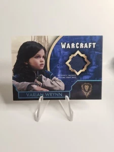 2016 Topps Warcraft Varian Wrynn Auténtico Disfraz Alianza Reliquia/10 SSP Raro - Imagen 1 de 3