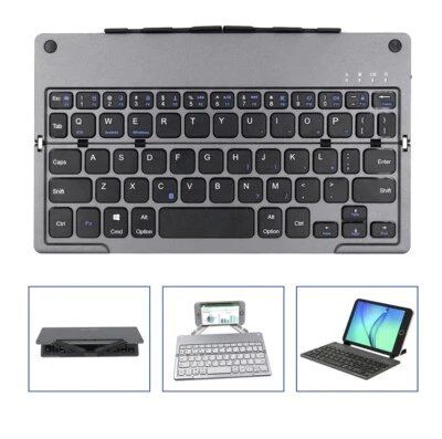 Foldable Bluetooth Keyboard Mini Portable Lightweight For Tablet, iPad, Phones - Image 1 of 4