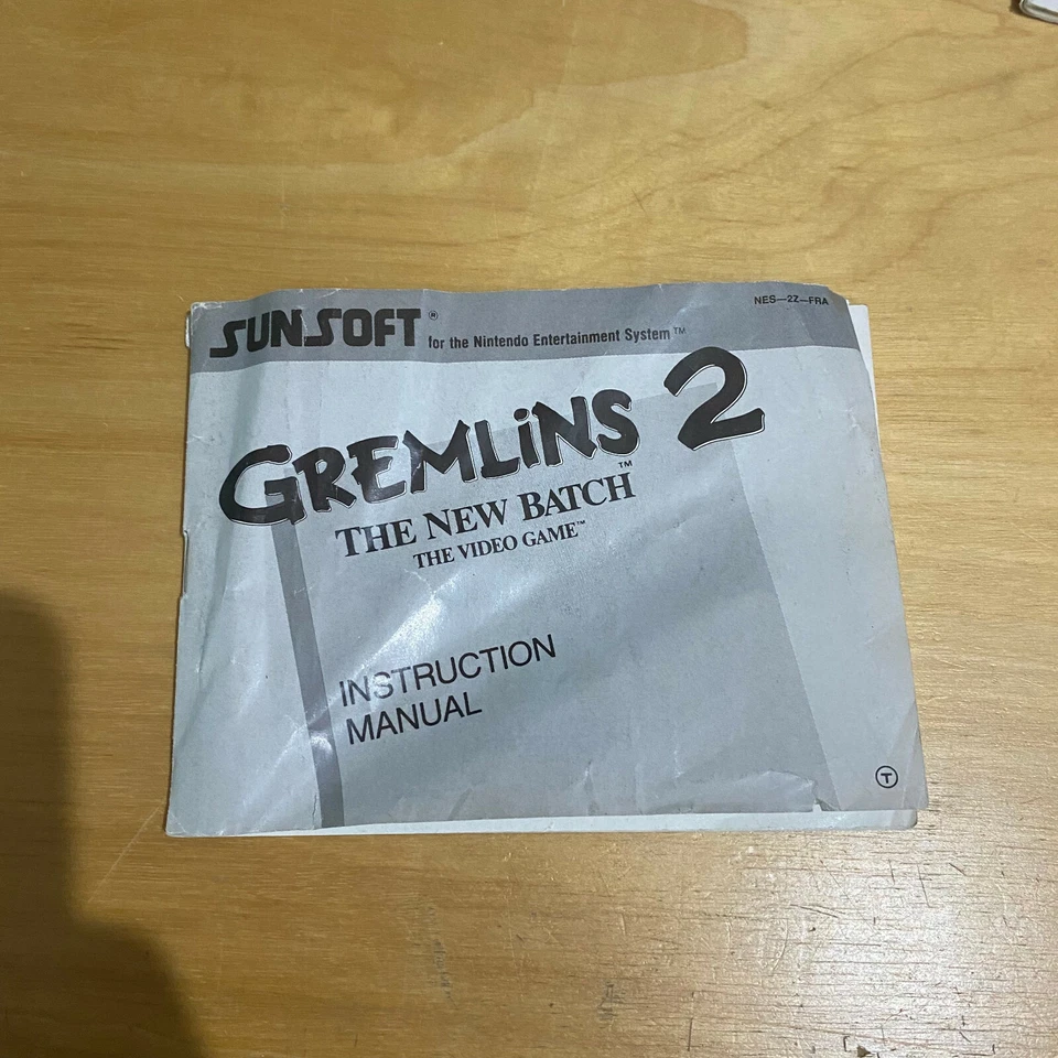 Nintendo NES MANUAL - PAL B FRA - Gremlins 2 The New Batch - Image 1 of 3