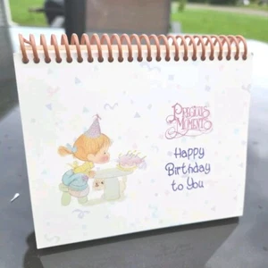 Precious Moments Happy Birthday To You - Sayings Double Sided Flip Book - Picture 1 of 10
