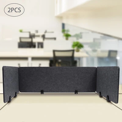 Divisória de mesa painel de privacidade braçadeira de mesa 2* longo+4* curto redução de ruído - Imagem 1 de 4